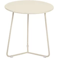 Fermob Fermob - Cocotte Beistelltisch / Hocker, Ø 34 cm x H 36 cm, latte-beige