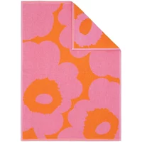 Marimekko Marimekko - Unikko Handtuch 50 x 70 cm, orange / pink