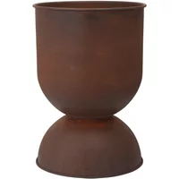 Ferm Living Ferm Living - Hourglass Blumentopf medium, Ø 40 x H 59 cm, rost