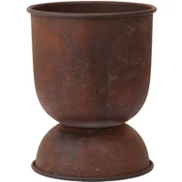 Ferm Living Ferm Living - Hourglass Blumentopf extra-small, Ø 21 x H 30 cm, rost