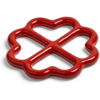 &klevering &klevering - Clover Topfuntersetzer, rot