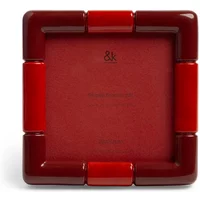 &klevering &klevering - Rift Bilderrahmen, 13 x 13 cm, burgundy