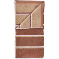 Zone Denmark Zone Denmark - Handtuch Sauna, 50 x 100, Terracotta / Camel / Lupine