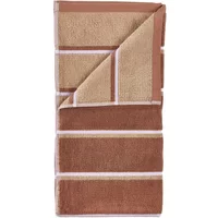 Zone Denmark Zone Denmark - Badehandtuch Sauna, 70 x 140, Terracotta / Camel / Lupine