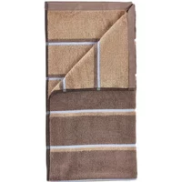 Zone Denmark Zone Denmark - Badehandtuch Sauna, 70 x 140, Taupe / Camel / Sky Blue