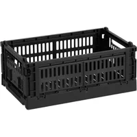 Hay HAY - Colour Crate Korb S, 26,5 x 17 cm, black, recycled, exklusiv