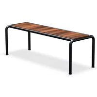 HOUE HOUE - AVANTI Gartenbank, medium, Thermo-Esche / schwarz