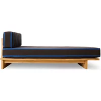 HKliving HKliving - Teak Outdoor Daybed, burnt sky