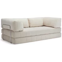 Innovation Living Innovation Living - Cozypad Schlafsofa, 2 L-förmige Rückenpolster, ivory (Stoff 594 Corduroy)