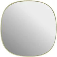 Muuto Muuto - Framed Mirror, 40 x 40 cm, hellgelb / Klarglas