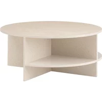 Muuto Muuto - Halves Couchtisch, light taupe terrazzo