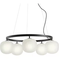 Muuto Muuto - Rime Chandelier, schwarz