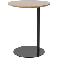 Bolia Bolia - Pillar Beistelltisch Ø 45 cm, schwarz / Eiche geölt