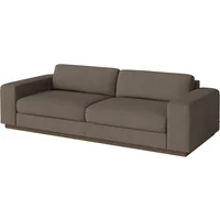 Bolia Bolia - Sepia 3-Sitzer Sofa, Eiche dunkel geölt / Memory dunkelbeige