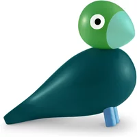 Kay Bojesen Denmark Kay Bojesen - Singvogel Flora, Year Bird 2026, dunkelgrün