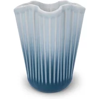 Kähler Design Kähler Design - Hammershøi Unfold Vase, H 16,5 cm, blau