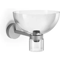 Flos Flos - Nocturne Wandleuchte Schale, silber