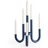Design House Stockholm Design House Stockholm - Turn Kerzenhalter, Ø 30,5 x 32,5 cm, blau