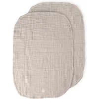 Sebra Sebra - Wickelunterlage aus Musselin 6-lagig, beige (2er-Set)