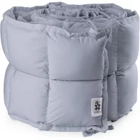 Sebra Sebra - Baby-Bettnestchen, abgesteppt / dusty blue