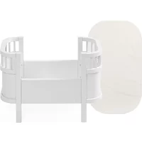 Sebra Sebra - Puppenbett und Matratze, weiß