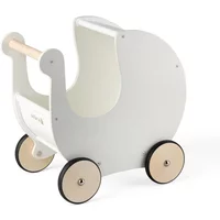 Sebra Sebra - Puppenkinderwagen aus Holz, classic white
