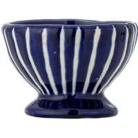 Bloomingville Bloomingville - Nini Schale, Ø 9 x H 6,5 cm, Streifen, blau