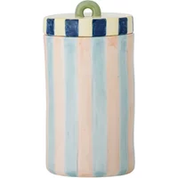 Bloomingville Bloomingville - Phoenix Pot mit Deckel, Ø 10,5 x H 20,5 cm, multi