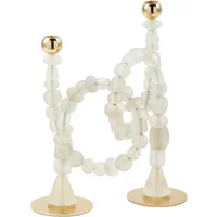 POLSPOTTEN POLSPOTTEN - Beads Kerzenhalter, weiß