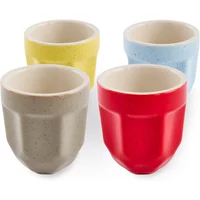 POLSPOTTEN POLSPOTTEN - Polygon Tassen 4er Set, Espresso