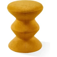 POLSPOTTEN POLSPOTTEN - Zig Zag Hocker, Soft, gelb