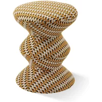 POLSPOTTEN POLSPOTTEN - Zig Zag Hocker, Soft, ocker