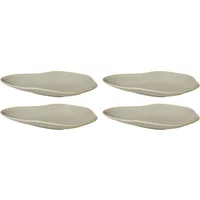Broste Copenhagen Broste Copenhagen - Limfjord Teller, 14,8 x 24 cm, hellgrau (4er-Set)