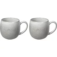 Broste Copenhagen Broste Copenhagen - Nordic Sand Becher mit Henkel, 45 cl (2er-Set)