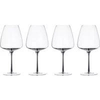 Broste Copenhagen Broste Copenhagen - Smoke Rotweinglas 650 ml, grau (4er-Set)