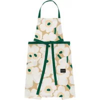 Marimekko Marimekko - Pieni Unikko Schürze, sand / weiß / hay / emerald