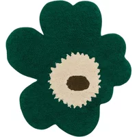Marimekko Marimekko - Unikko Badematte, 73 x 74 cm, emerald / off white / mole