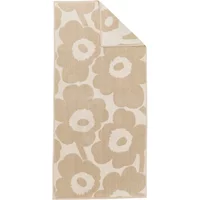 Marimekko Marimekko - Unikko Badetuch, 70 x 150 cm, off-white / linen