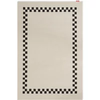 Fatboy Fatboy - Carpretty Outdoor-Teppich, Petit, Check border 160 x 230 cm, anthrazit / creme