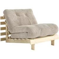 Karup Karup - Roots Schlafsessel 90 cm, Kiefer natur / soft cream (550)