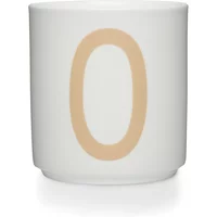 Design Letters Design Letters - AJ Porzellan Becher O, beige / weiß