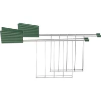 Alessi Alessi - Toasterzange für Plissé Toaster, grün (2er-Set)