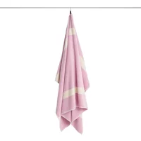 Hay HAY - Stripe Badelaken 100 x 150 cm, cool pink