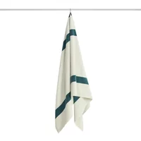Hay HAY - Stripe Handtuch 70 x 140 cm, petrol blue