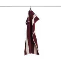 Hay HAY - Stripe Handtuch, 40 x 60 cm, burgundy