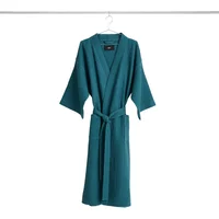 Hay HAY - Waffle Bademantel, petrol blue