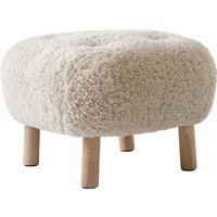 &Tradition &Tradition - Pouf ATD1, Sheep Moonlight / Eiche geölt