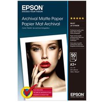 Click to view product details and reviews for Epson Archival Paper Matte 50 Sheets Super A3 B 192 G M². Click to view product details and reviews for Epson Archival Paper Matte 50 Sheets Super A3 B 192 G M².