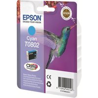 Click to view product details and reviews for Epson T0802 Cyan Original Ink Cartridge. Click to view product details and reviews for Epson T0802 Cyan Original Ink Cartridge.