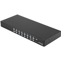Startech 16 Port Rackmount USB KVM Switch Kit with OSD and Cables - 1U (SV1631DUSBUK) - KVM switch - 16 ports